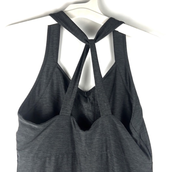 Kyodan Moss Jersey Dress Built-in shelf Bra Sleeveless Dress Sz: Small - Picture 3 of 9